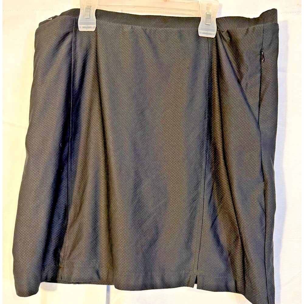 Monterey Club Black Athletic Skort Skirt Women's XL Sporty Goth Emo Mini Golf